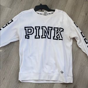 Pink Victoria’s Secret sweatshirt